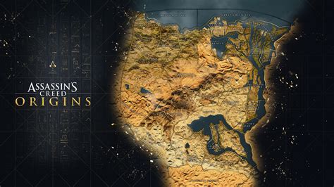 assassin's creed origins map|assassins creed origins full map.